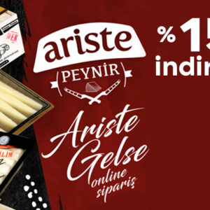 aristegelse.com %15 İndirim Kuponu